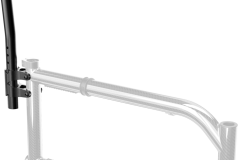 AR05 Braccioli swing-away tubolari, regolabili in altezza