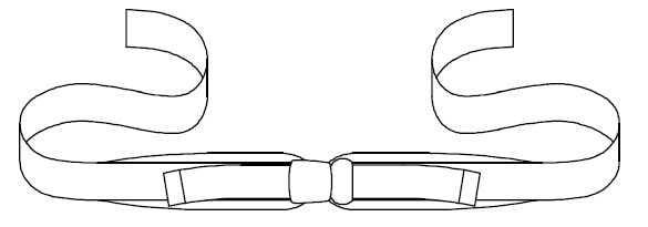 Figura 2 - Supporto di posizionamento pelvico a 2 punti a doppia trazione