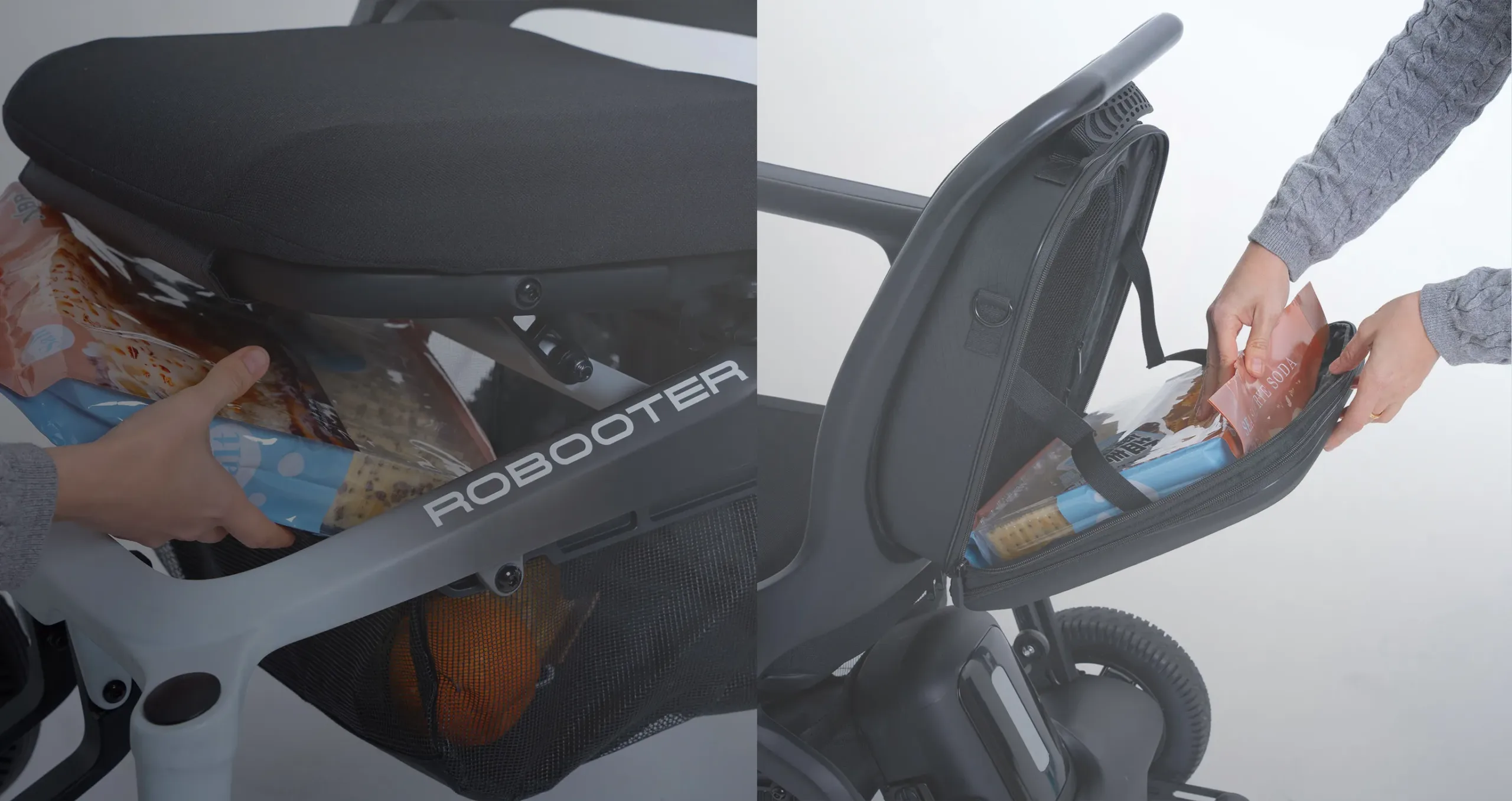 Dual Storage Space and a Removable Rear Backpack!-e80